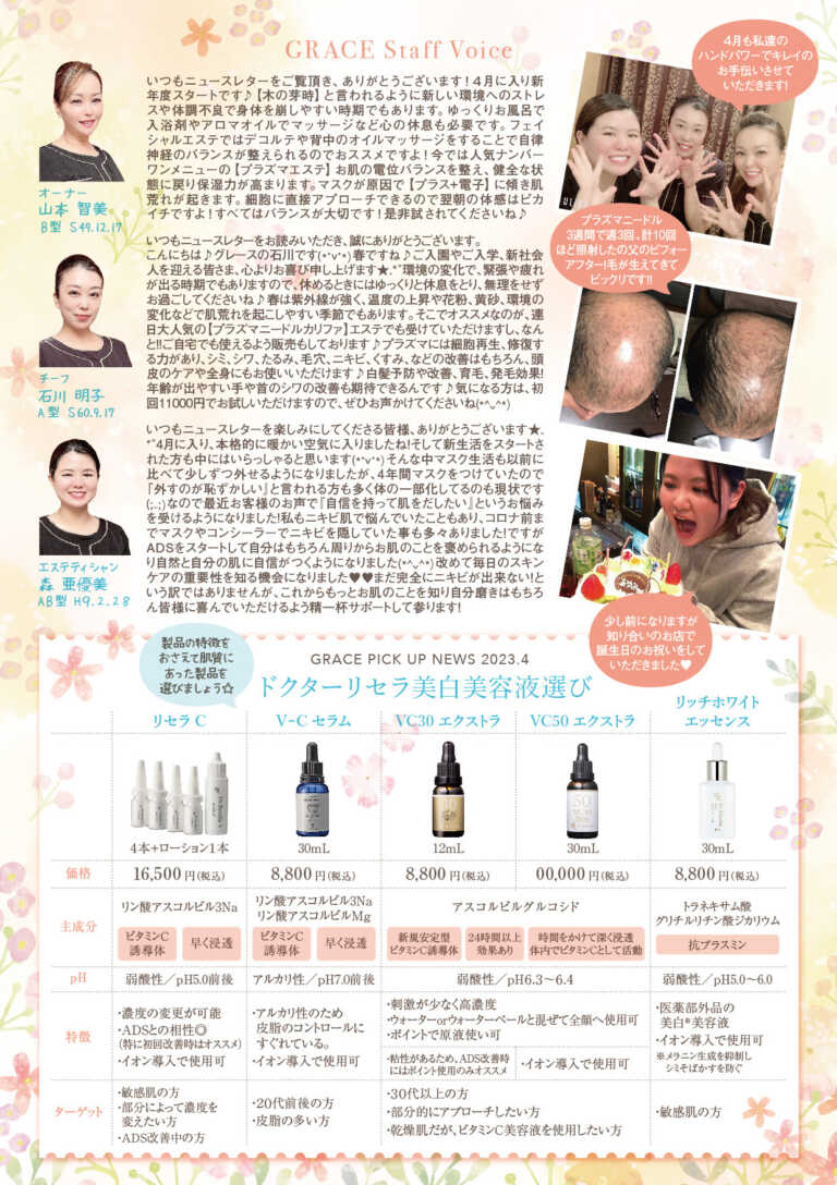 2023年4月号ウラ