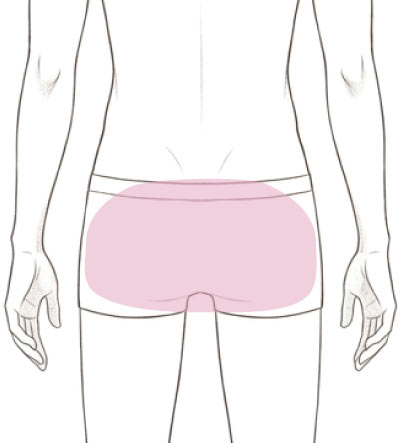 お尻