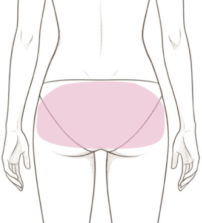 お尻