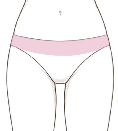 Vライン（上）