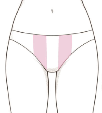 Vライン（横）
